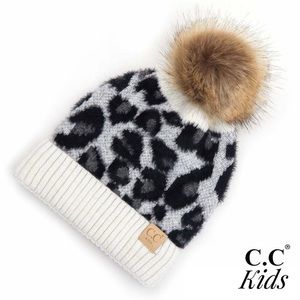 CC kids animal print hats